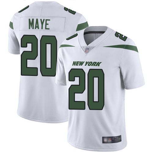 New York Jets Limited White Youth Marcus Maye Road Jersey NFL Football #20 Vapor Untouchable